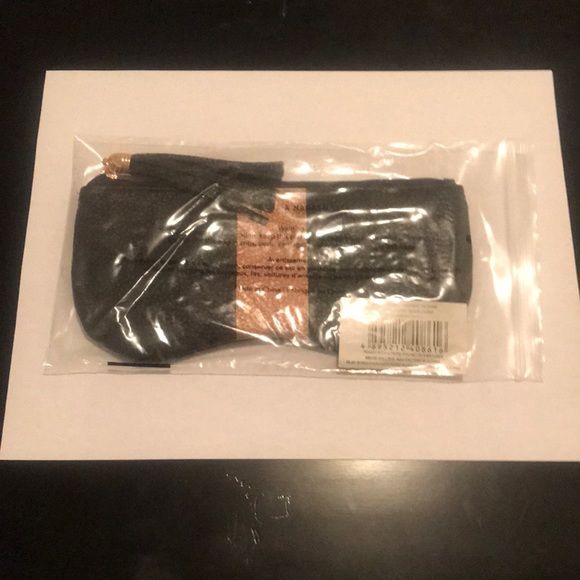 🌟4/$10 Sale🌟 ZiGi MARAiS Black Copper Makeup Beauty Bag Sunglasses Case Tassel - Picture 7 of 12